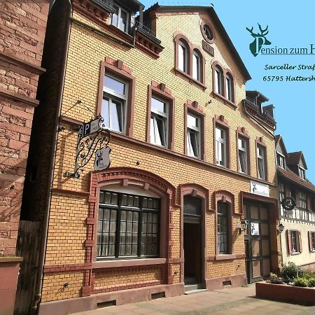 Pension zum Hirsch Hattersheim am Main Exterior foto