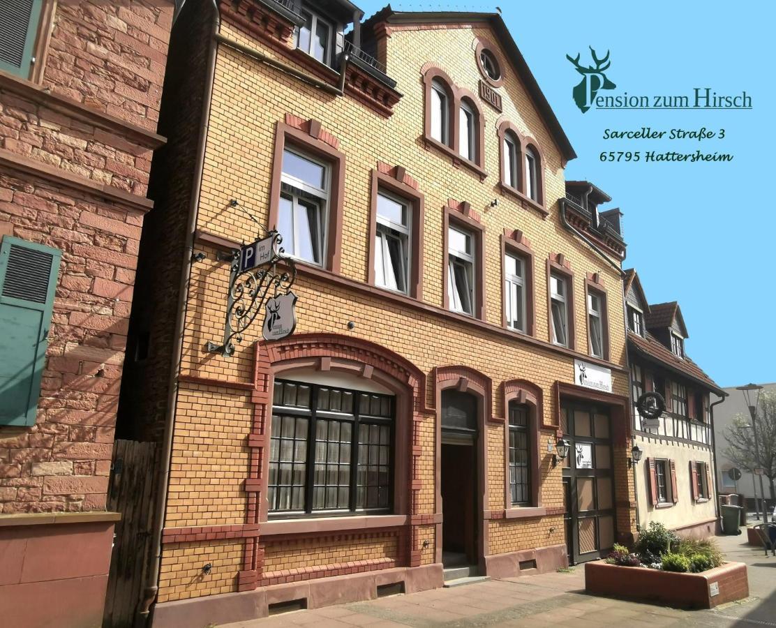 Pension zum Hirsch Hattersheim am Main Exterior foto