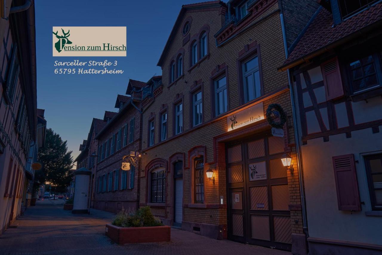 Pension zum Hirsch Hattersheim am Main Exterior foto